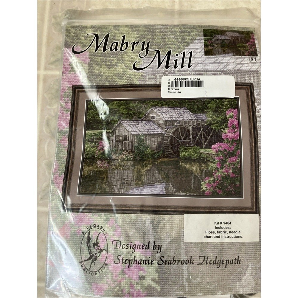 Pegasus Mabry Mill 1484 Cross Stitch Kit Designer: Stephanie Seabrook Hedgepath‎